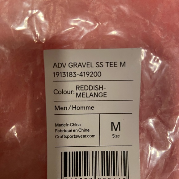 NWT Craft ADV Gravel SS Cycling Tee men M - Picture 4 of 4